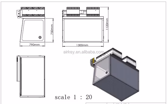 2023 Hotte certifiée Ashrae110 sûre pour armoire à fumée sans fuite à économie d'énergie